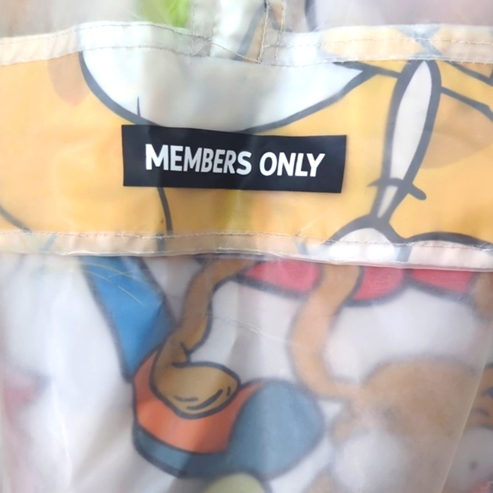 Members Only Translucent Nickelodeon Print Pullover Jacket Size XL - Picture 6 of 16